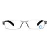 DOOViC 5 Pack Rimless Reading Glasses Blue Light Blocking Computer Readers Anti Eyestrain 4.00