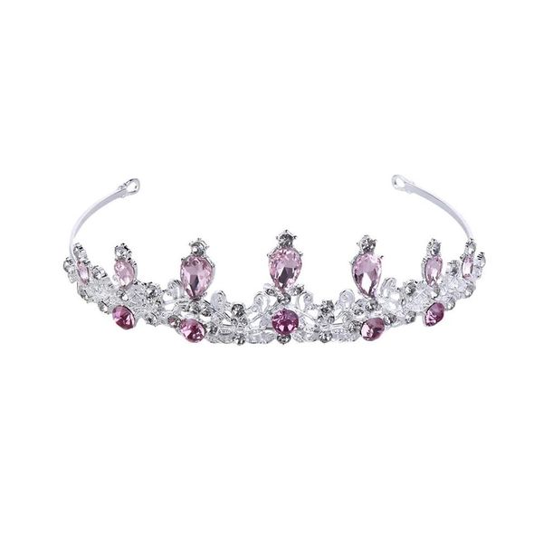 Crystal Tiara and Crown Headband for Women Girl, Bride Wedding Birthday Party Hair Decor