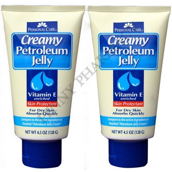 CREAMY Petroleum Jelly w/ Vit E, 4.5oz Personal Care ( 2 pack ) PHARMACY FRESH~