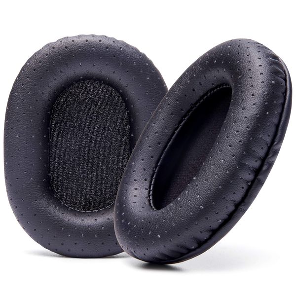 WC Premium Perforated Replacement Ear Pads For Sony MDR 7506 & V6 Made By Wicked Cushions | Softer Leather, Luxurious Memory Foam, Unmatched Durability | Also Fits MDR CD900ST | Black