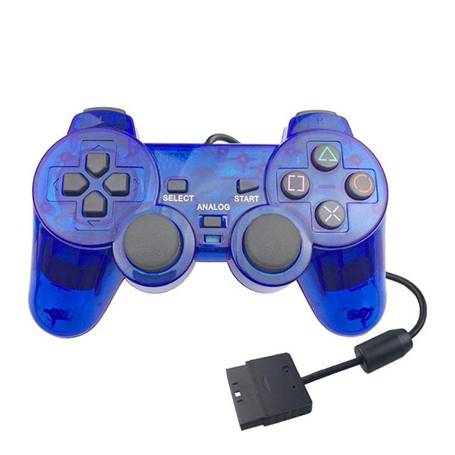 Wired Connection Gamepad Double Vibration Game Controller Compatible For  Ps2 For Playstation 2 Portable Joystick Control Console