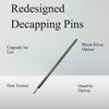 XXTACMM Decapping Pin for Lee 90783/90292 Universal (4, Silver)