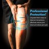 Gemschest 2 Pack Knee Support - Knee Compression Sleeves for Men & Women, Knee Brace for Working Out, Running, Basketball, Gym, Weightlifting, Workout, for Arthritis Joint Pain Relief Size L