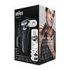 Braun Electric Razor for Men, Waterproof Foil Shaver, Series 7 7075cc, Wet & Dry Shave, With Beard Trimmer, Rechargeable, Clean & Charge SmartCare Center and Leather Travel Case Included, Black