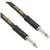 Ernie Ball Speaker Cable, Straight/Straight, 6ft, Black (P06072)