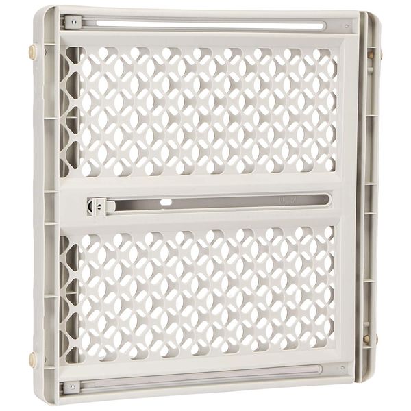 North States Pet Gate Iii Pressure Mounted White, Gray, 2 x 42 x 26" OPEN BOX