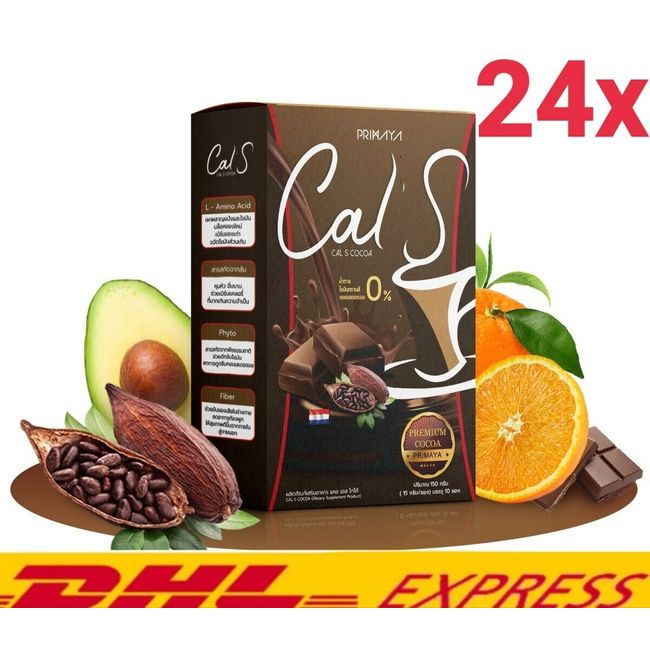 24x Cal S Cocoa Instant Premium Control Hunger.Full long time.Trans Fat &Sugar0%