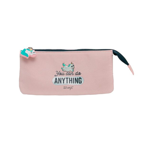 Mr. Wonderful Triple Pencil Case - You can do anything