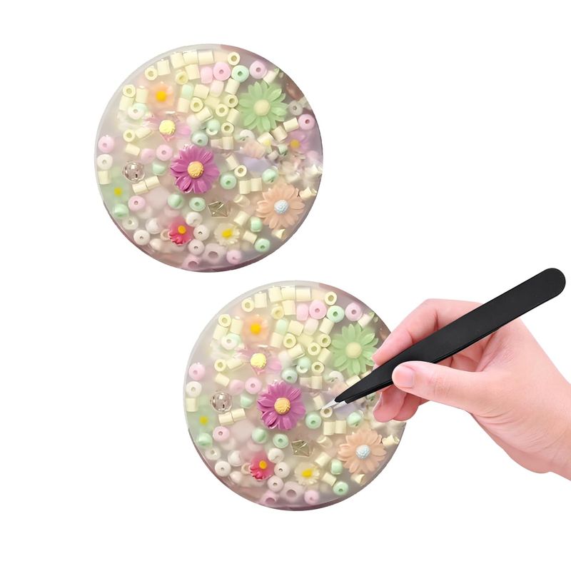 Vibbang 2Pcs Picky Pad Fidget, Skin Picking Fidget Toys, Silicone Picky