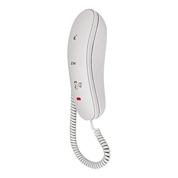 BT Duet 210 Corded Wall Mountable Telephone - Single