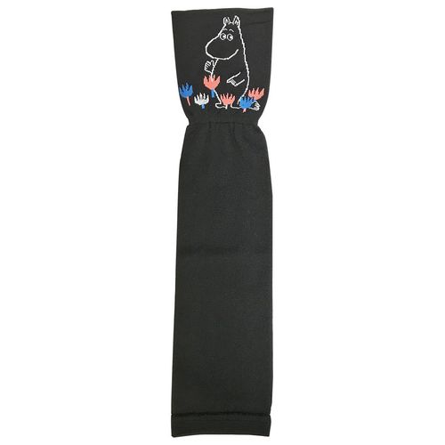 Moomin MMAP3139R UV Care Gloves, Moomin, Flower Field, Black