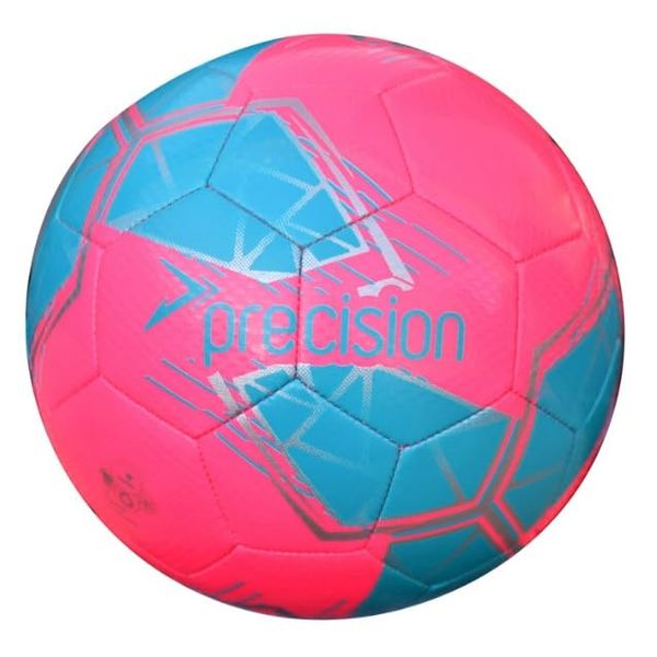 Precision Fusion High Performance Mini Football, Durable, Machine Stitched TPU, 2mm EVA Lined, Lightweight 160g, Pink, Official Ball Size 1