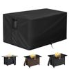Velfree Fire Pit Cover Rectangle,70 Inch Rectangular Firepit Covers,Waterproof Gas Fire Pit Table Cover - 70 x 32 x 15 Inch