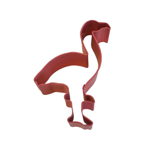 Anniversary House Flamingo Poly-Resin Coated Cookie Cutter Pink