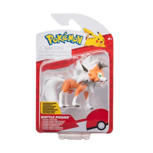 Pokemon Fighting Figure, Lycanroc The Figure Toy Set