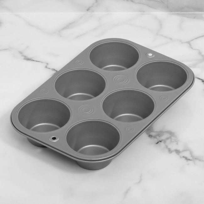 Real Living Non-Stick 6-Cup Jumbo Muffin Pan