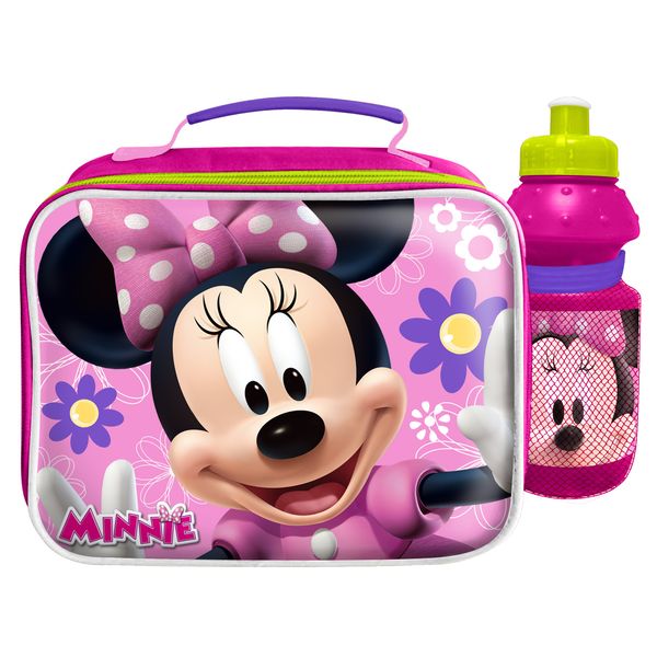 Stamp Disney Minnie Mouse Isotherm Lunch Bag with Bottle