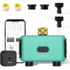 Smart Sprinkler Timer with 2 Outlet, Green-Brass Inlet & Plastics Outlet (2-Outlet)
