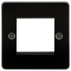 Flat Plate 2G Modular faceplate - Gunmetal