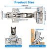 165 Degree Soft Close Cabinet Hinges, Face Frame Mount, 2-Pack, Concealed Hardware for Corner Kitchen Cabinets