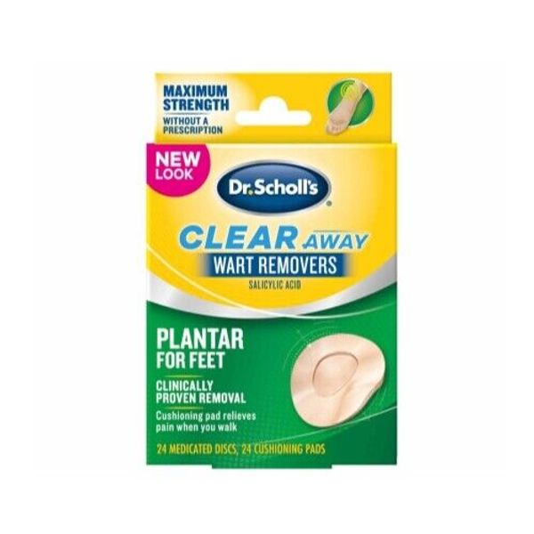 Dr. Scholls Clear Away Wart Remover Plantar 24 Each