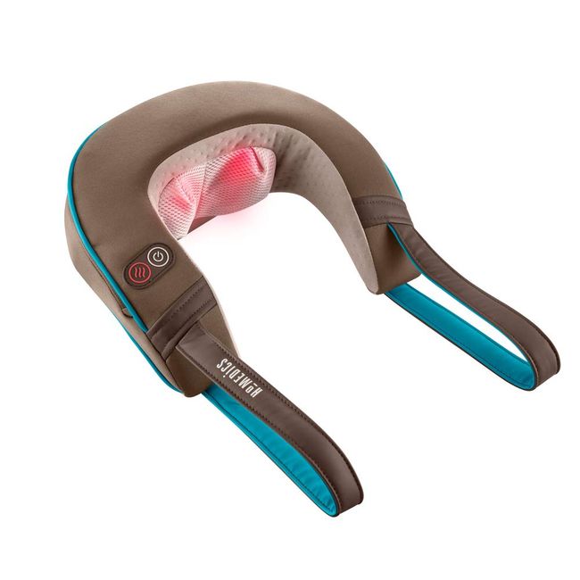 Homedics Neck Massager with Comfort Foam Vibration and Soothing Heat 