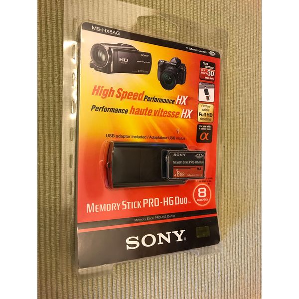 Sony Memory Stick PRO-HG Duo HX 8 Flash Memory Card
