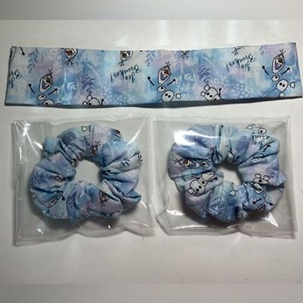 Frozen hair band and Scunchies set 2x