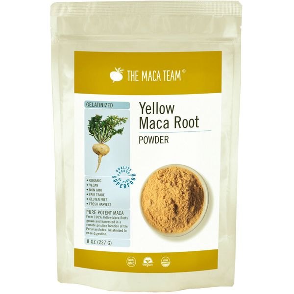 Gelatinized Maca Root Powder From Peru - Certified Organic, Fresh Harvest