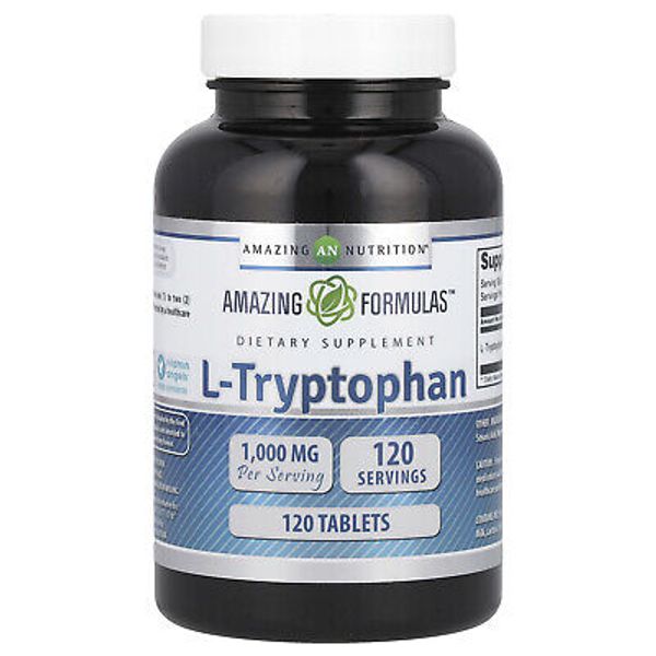L-Tryptophan, 1,000 mg, 120 Tablets