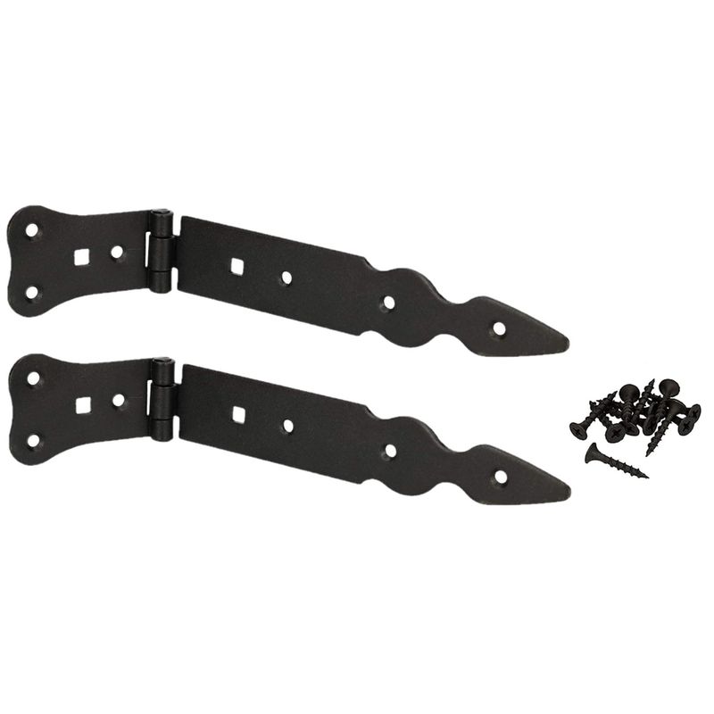 KOTARBAU® Set of 2 Shutter Hinges 200 mm Gate Hinge Door Hinge Throw ...