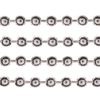 SOLID 925 STERLING SILVER CHUNKY BALL BEAD CHAIN NECKLACE - 3mm Gauge - 18inch