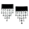 Garson DAD Curtain Crystal Chain 2P Silver/Crystal SA802-01 D.A.D