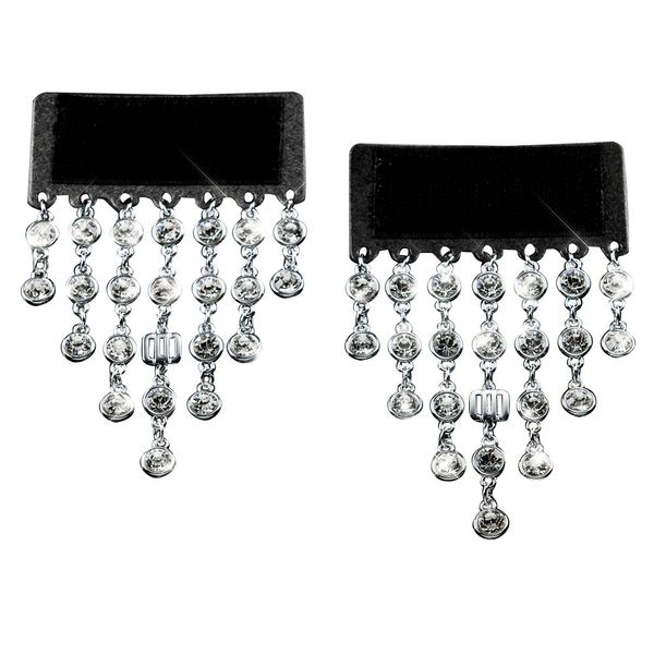 Garson DAD Curtain Crystal Chain 2P Silver/Crystal SA802-01 D.A.D