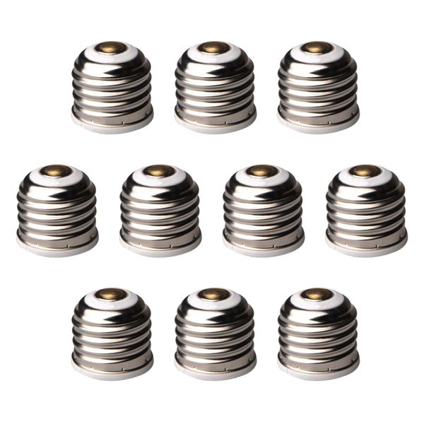 Felimoa Light Bulb Socket Conversion Adapter, E26 to E11 Base, Set of 10