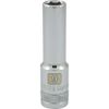 Dynamic Tools 3/8" Drive 6 Point Metric, 9mm Deep Length, Chrome Finish Socket