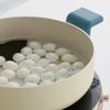 Danish 8" Low Stock Pot with Lid, Nonstick Ceramic Coating Multi Casserole