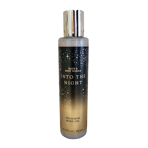 NEW Bath & Body Works Into The Night SHIMMER Body Oil, 6.3 oz