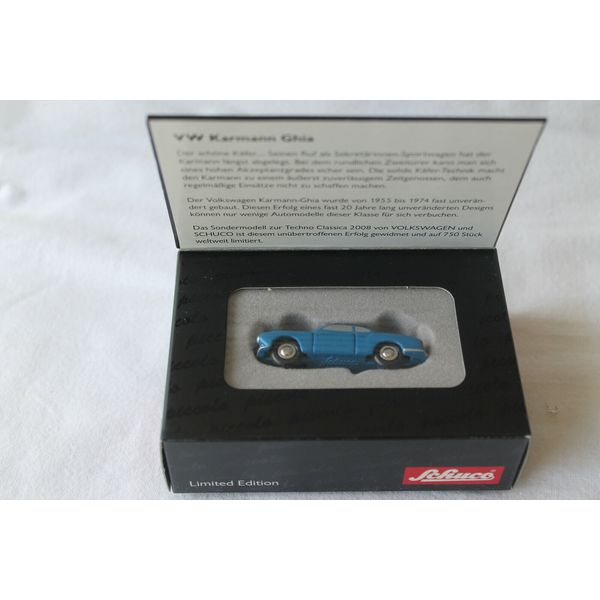 Schuco Piccolo 501491002 VW Karman Ghia Techno Classica 2008-