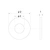Silicone Rubber Washers M5 (Pack of 10)