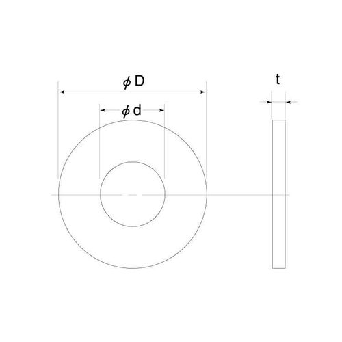 Silicone Rubber Washers M5 (Pack of 10)