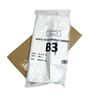 14" x 14" Strong White Patch Handle Plastic Carrier Bag (B3) (100)