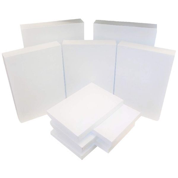 White Assorted Size Gift Wrap Packaging Present Boxes - Two Packs of 10 Boxes Each