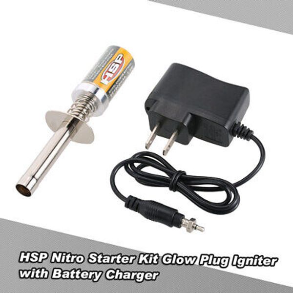 Goolsky HSP Nitro Glow Plug Igniter for HSP RedCat Nitro Powered RC Truck F5K2