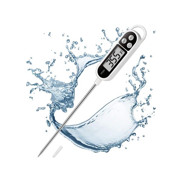 Waterproof Cooking Digital Thermometer With Long Probe for BBQ Grill Liquid