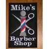 BARBER Pole Scissors Embroidered Design for Jacket or PATCH +Choice of Text Name