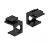 Delock Keystone Abdeckung schwarz mit 12,5 mm Durchführung 4 Stück