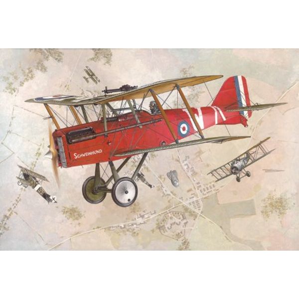 Roden S.E.5A Wolseley Viper Single Seat Biplane Fighter Airplane Model Building Kit, 1/32 Scale