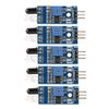 Infrared Reflection Sensor Reflective Module Smart Car Robot 2-30 cm Detection Distance Adjutable Pack of 5