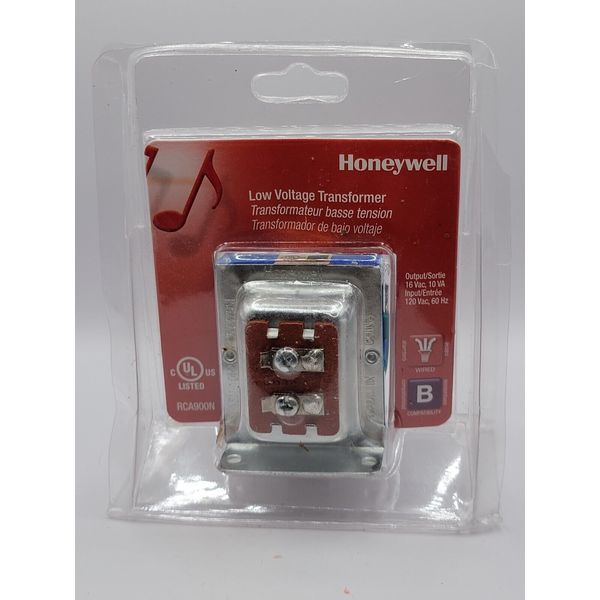 Honeywell RCA900N1008/N 16V Low Voltage Transformer Wired Door Chime Replacement